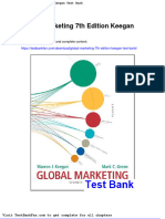 Global Marketing 7th Edition Keegan Test Bank