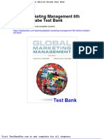 Global Marketing Management 6th Edition Kotabe Test Bank