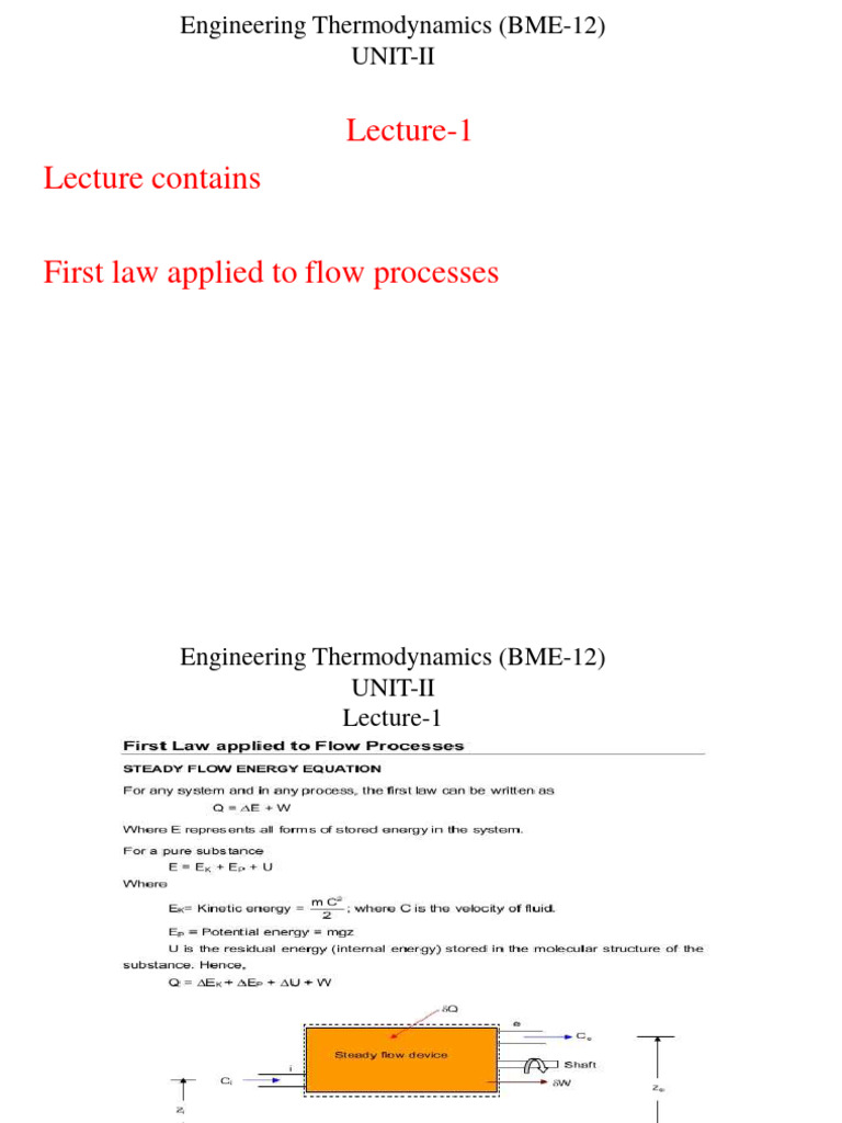 Unit 2 Thermodynamics Pdf Heat Second Law Of Thermodynamics