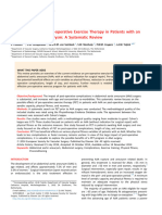 Beneficial Effects of Pre-Operative Exercise Therapy in Patients With An Abdominal Aortic Aneurysm - A Systematic Review