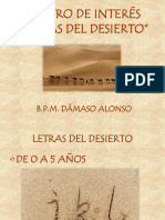Centro de Interés "Letras Del Desierto": B.P.M. Dámaso Alonso
