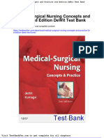 Medical Surgical Nursing Concepts and Practice 2nd Edition Dewit Test Bank