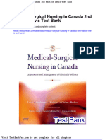 Medical Surgical Nursing in Canada 2nd Edition Lewis Test Bank