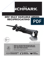 1270-204 20V Max Cordless Reciprocating Saw