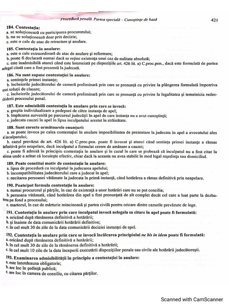 Procedura Penala 3 Grile Udroiu | PDF