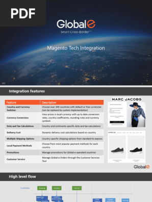 Global-e integration overview - Magento