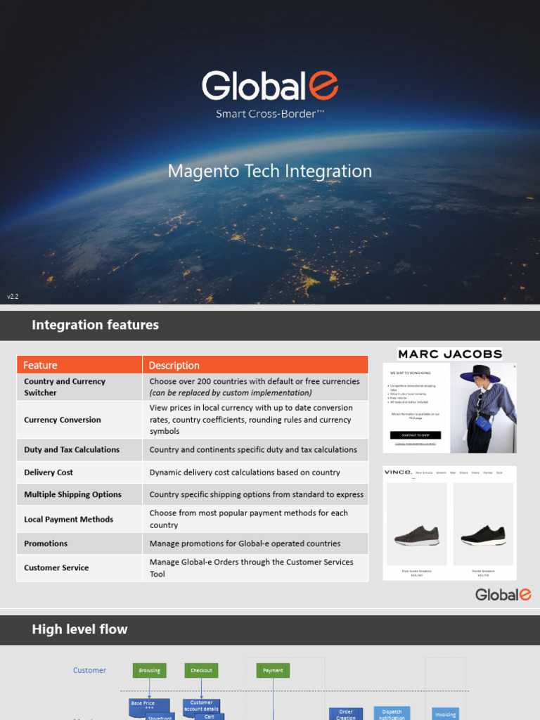 Magento 2 Global-e Integration Guide | PDF | Point Of Sale | Magento