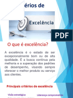 Os Criterios de Excelencia