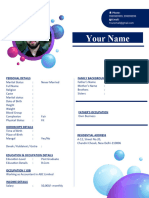 4 Marriage Biodata Format Word