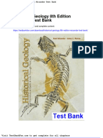 Historical Geology 8th Edition Wicander Test Bank