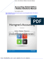 Horngrens Accounting Global Edition 10th Edition Nobles Solutions Manual