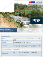 Hydropower Project Summary and Particular Experience