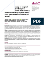 Tzimas Et Al 2022 Comparative Study of Surgical Wound Closure With Nylon Interrupted Sutures and Running Subcuticular