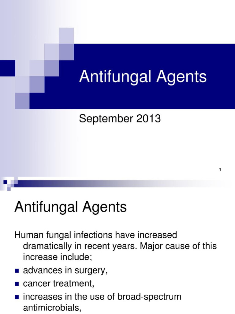 antifungal Drugs PDF