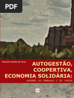 Autogestão, Cooperativa, Economia Solidária