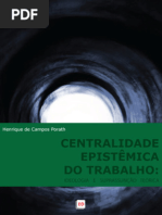 Centralidade Epistemológica do Trabalho
