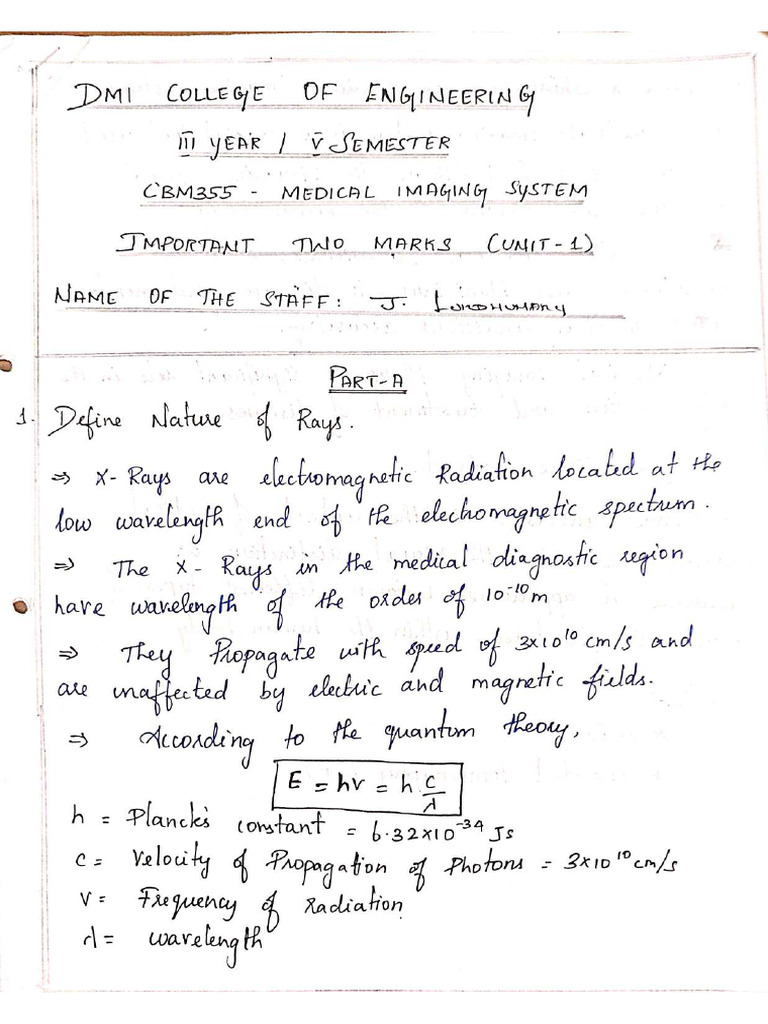 Cbm355 Medical Imaging Systems Pdf