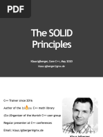 The SOLID Principles