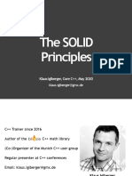 The SOLID Principles