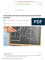 Great Football Exercises - Best Tactical & Technical Soccer Drills