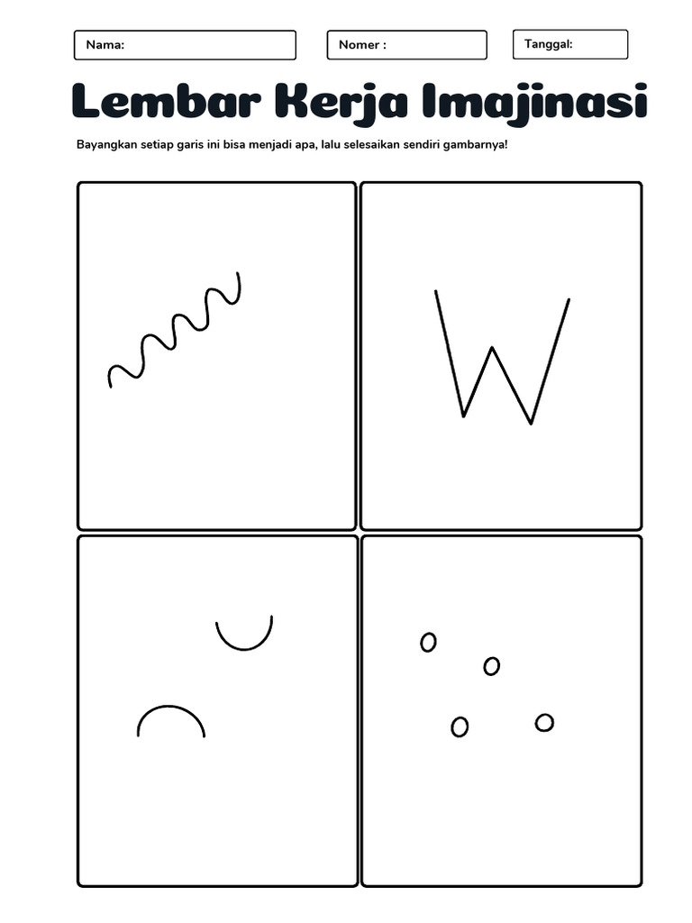 Lembar Kerja Siap Cetak Aktivitas Menggambar Imajinasi Care Bears | PDF