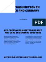 Beef Consumption in France and Germany - Presentation