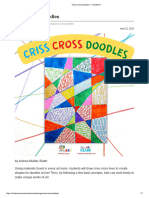 Criss Cross Doodles - KinderArt