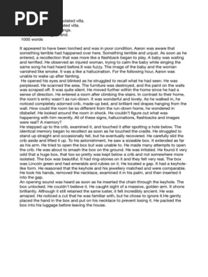 Novel Writing