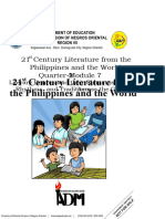 21st century literature from the philippines - module - 7