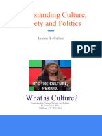 Lesson 2 - Culture