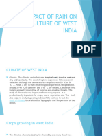 Impact of Rain On Agriculture of West India