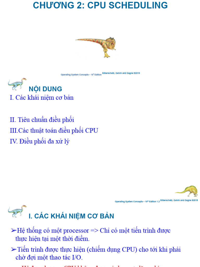 Chuong 2 - CPU Scheduling | PDF
