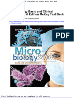 Microbiology Basic and Clinical Principles 1st Edition Mckay Test Bank