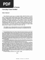 CALABRESI, Guido, The Pointlessness of Pareto - Carrying Coase Further