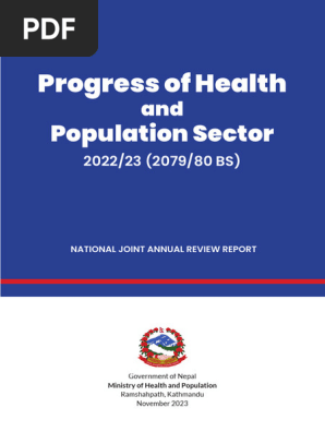 Progress of Health and Population Sector 2023
