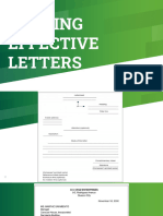 Writing Effective Letters