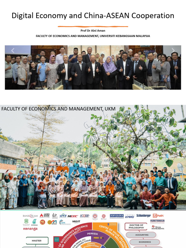 Digital Economy And China Asean Cooperation Pdf E Commerce