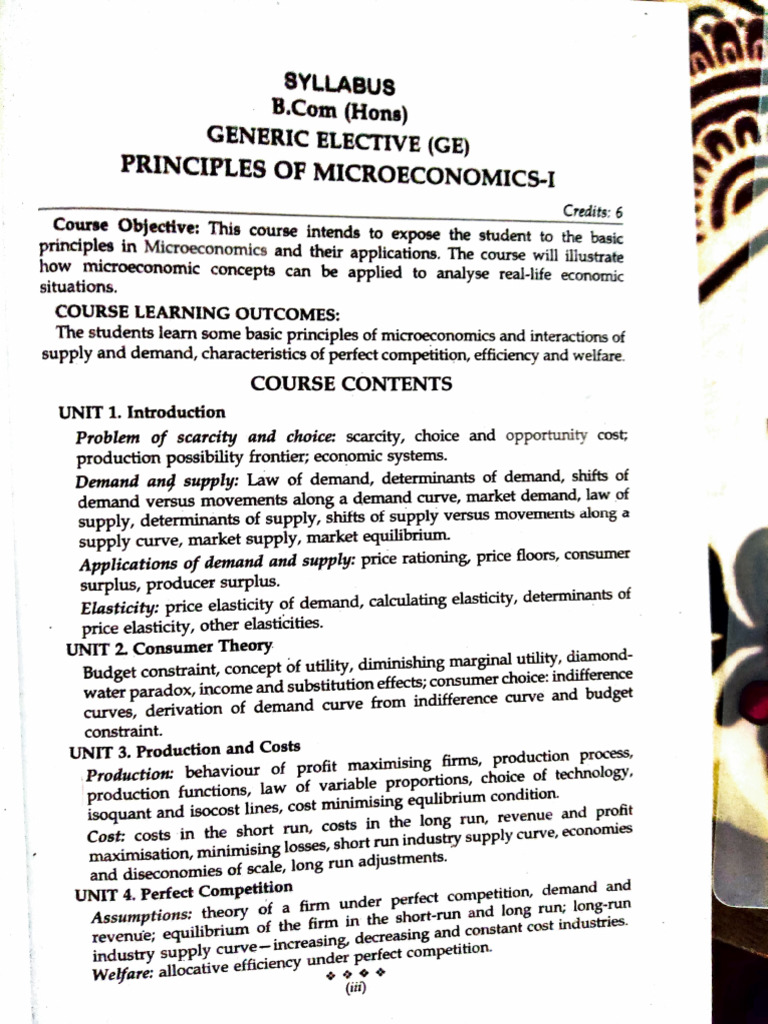 Microeconomics Pdf Microeconomics Demand