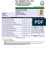 Course Registration Form - Oladipo Olakunle Muhammed - SECOND Semester 2022 - 2023