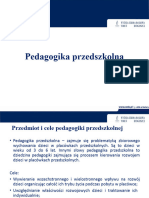 Pedagogika Przedszkolna Wyk 2