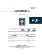 Laporan Praktikum 3 Sistem Informasi Manajemen