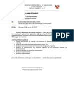 Informe 001 - Practicante