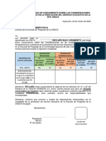 Declaracion Jurada de Modalidad de Estudio