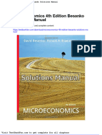 Microeconomics 4th Edition Besanko Solutions Manual