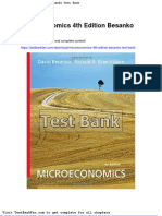 Microeconomics 4th Edition Besanko Test Bank