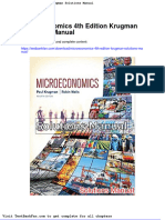 Microeconomics 4th Edition Krugman Solutions Manual