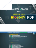 NEET PPT Biology Syllabus 2024