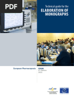 Technical Guide For The Elaboration of Monographs, 8th Edition (2022)