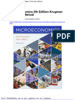 Microeconomics 5th Edition Krugman Solutions Manual