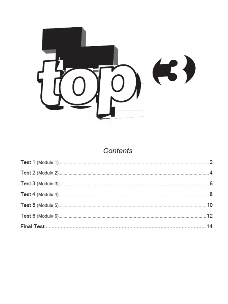 Get To The Top 3 Grammar Testspdf | PDF